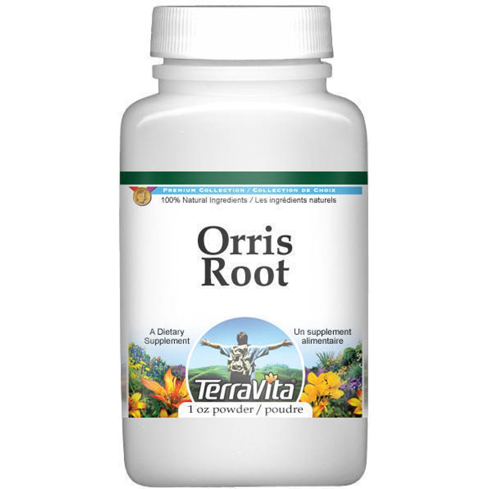 TerraVita Orris (Iris) Root Powder, (1 oz, 1Pack, Zin