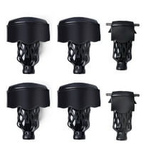 GSE Games & Sports Expert Set of 6 Heavy Duty PU Leather Billiard Pool Table Pockets, Billiard Table Replacement Pockets