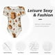 thumbnail image 4 of Balery Squirrel Body de cuello redondo de manga corta para mujer Tops de manga corta Tops básicos-Small, 4 of 7