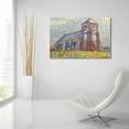 thumbnail image 6 of Epic Art 'Church In Zoutelande-1909' by Piet Mondrian, Acrylic Glass Wall Art, 36"x24", 6 of 8