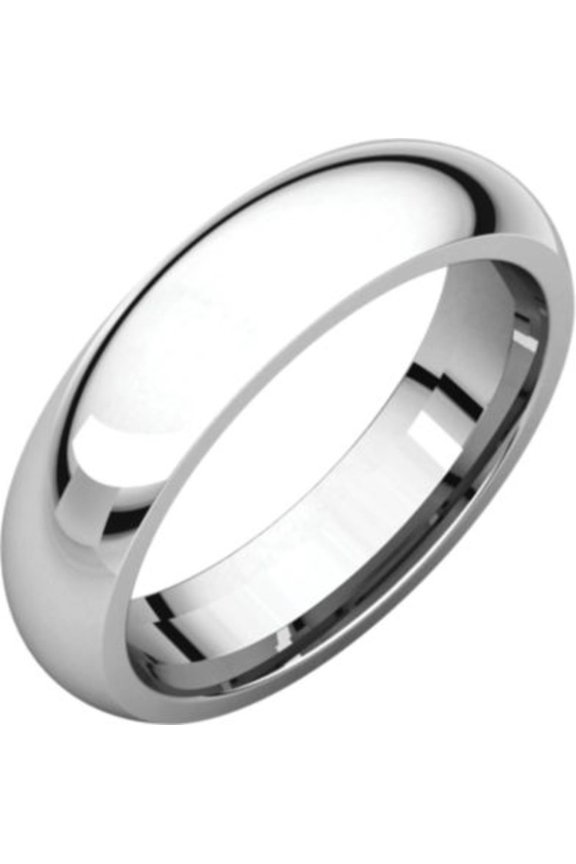 Platinum 5mm Comfort Fit Band - Size 9.5
