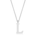 thumbnail image 1 of Precious Stars Collier Initiale en Acier Inoxydable Rhodié, 1 of 1