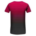 thumbnail image 5 of Delayuji Women's Top V Neck Fashion Printed Short Sleeve Pocket Loose T Shirt Pink Xxxxxl Polyester,Spandex Short Sleeve Shirts for Women, 5 of 5