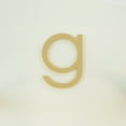 thumbnail image 1 of Package of 1, 12 Inch X 3/4" Thickness MDF Letter g in The Century Gothic Font, Thick, Lower Case for Art & Craft Project, Made in USA, 1 of 4