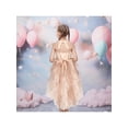 thumbnail image 4 of Sunny Fashion Girls Halter Dress Brown Tiered Pageant Hi-lo Hollow Back Princess Party 7 Years, 4 of 7