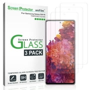 Galaxy S20 FE 5G Screen Protector (3 Pack) - amFilm Tempered Glass Film Screen Protector for Samsung Galaxy S20 FE (2020)