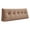 Brown, variant on Triangular Wedge Headboard Pillow for Dorm Bed, Large Long Backrest Bolster Cushion with Side Pockets, Plush Support for Sitting Reading Sleeping, Bed Sofa Gaming Leisure 39.3x4.7x15.7 Inch