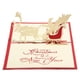 thumbnail image 2 of Tarjetas de Navidad 3D Pop-Up hechas a mano con sobre, tarjetas de felicitación personalizadas especiales de Feliz Año Nuevo, Postales de recuerdo, HG0325, 2 of 3