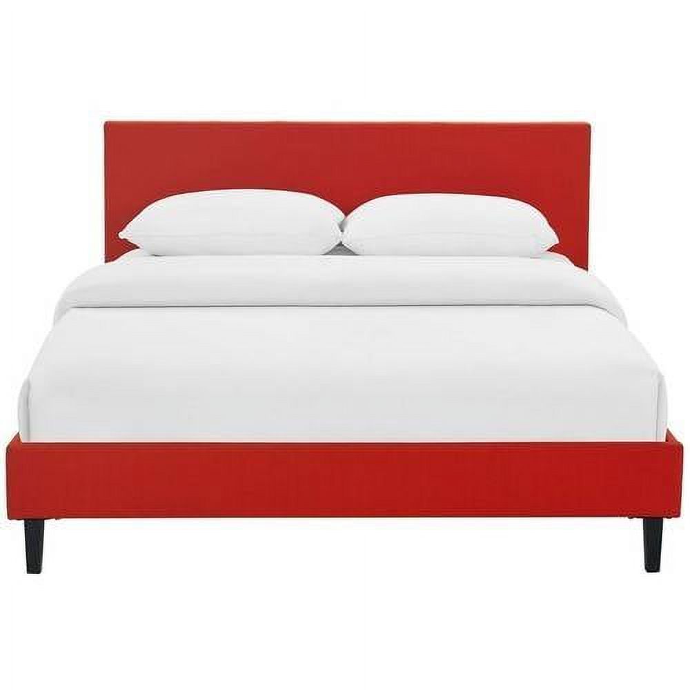 Modway Anya Fabric Platform Bed - Full - image 4 of 6