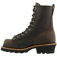thumbnail image 3 of Chippewa Men's  8" Paladin Logger Lace-To-Toe Waterproof Steel Toe Boot Brown - 73101  BROWN, 3 of 5