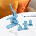 Button Making Machine Kit Simple DIY Button Maker Machine Kit, Manual Button Press Machine with 3 Sizes ...
