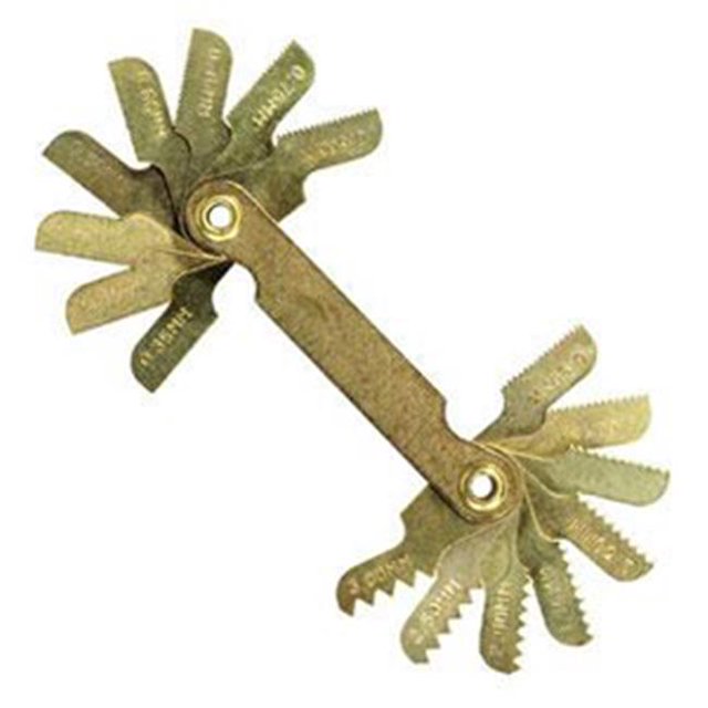 IRWIN INDUSTRIAL TOOL 16 Leaf Metric Pitch Gauge