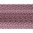 thumbnail image 4 of oneOone Velours Rose Rose Tissu Abstractions Matière de Robe Tissu Imprimé Tissu au Yard 58 Pouces de Large, 4 of 5