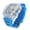 Blue, variant on Men's Fashion Transparent Case Business Watch, Luminous Waterproof 50M (164ft) Casual Cool Large Dial Quartz Watch with Silicone Band - Yellow for Daily Wear