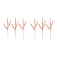 thumbnail image 3 of ZheElen 3pcs/set Wide Artificial Plant Versatile Décor Choice For Any Setting orange pink 2Set, 3 of 6