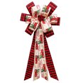 thumbnail image 1 of Cinta Grande De Navidad Bowknot Colgante De Árbol De Navidad 2021 Fiesta De Navidad Decoración Del Hogar Accesorio De Decoración De Año Nuevo Eigraketly HA042682-02, 1 of 5