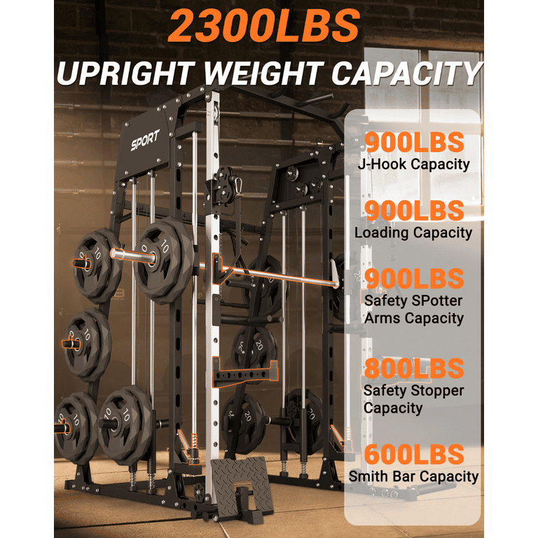 Gym Equipment How Much Does Bar On Smith Machine Weigh All-in-One