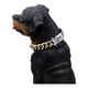thumbnail image 2 of Collares De Acero Inoxidable Para Perros Grandes - Plato Oro Color Dorado Huesos Tamaño del collar 28 inches/71cm, 2 of 5