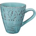 thumbnail image 4 of Elama Malibu Waves 16-Piece Dinnerware Ensemble en Turquoise, 4 of 4