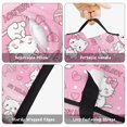 thumbnail image 6 of Kawaii Cat and Tea Pink Pattern Teens Toddler Nap Mat with Pillow, Sleeping Mat Bag for Preschool Daycare 59"x22", 6 of 6