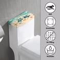 thumbnail image 3 of Renewold Beach Turtle Print Toilet Tank Lid Cover Fits Most Size of Toilet Tanks, Anti-slip Stain Resistant Toilet Tank Cover for Bathroom Decor Easy to Clean, 3 of 6