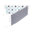 thumbnail image 1 of Forro Para Cuna De Bebé, Almohadilla Acolchada Para Cuna De Bebé, Protector De Cuna Para Niños Y Niñas, Color , 3 Estrellas de 3 colores, 1 of 9