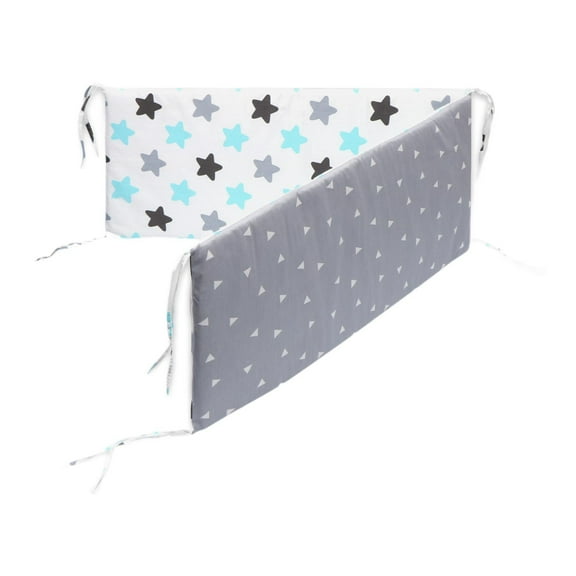 Forro Para Cuna De Bebé, Almohadilla Acolchada Para Cuna De Bebé, Protector De Cuna Para Niños Y Niñas, Color , 3 Estrellas de 3 colores