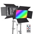 thumbnail image 1 of Mistaha Bi-color RGB Photography Light 50W LED Light Panel 700pcs LED Beads 3200K-5600K Dimmable DC/NP, 1 of 8
