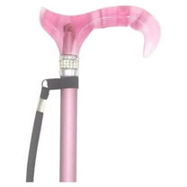 CWC4170PKD & Pearl Cane - Pink - 31-38' Adjustable Height Walking Cane with Aluminum Shaft. Functional Grip Canes