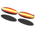 thumbnail image 1 of Luz de marcador lateral LED GJ6A-51-120E Luces de señal de giro del pasajero del conductor delantero Luces de marcador lateral de guardabarros para Mazda 2 Lente negra Luz LED ámbar 1 par, 1 of 1
