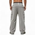 thumbnail image 4 of GrmtClth Men's Streetwear Casual Cozy Corduroy Trousers Daily Relaxed Fit Cargo Pants Outdoor Soft Casual Pants Light Gray XL, 4 of 4