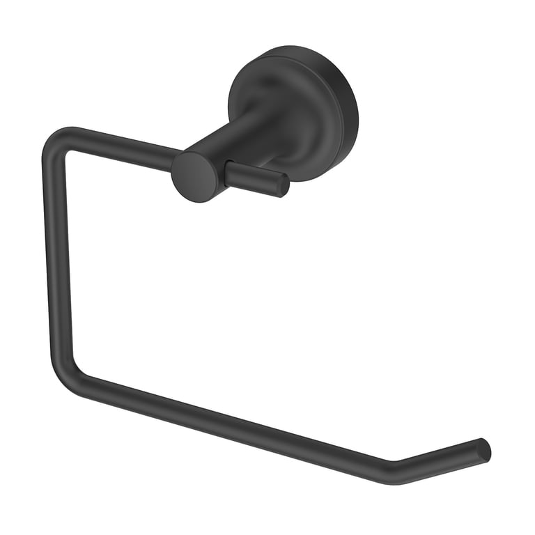 Clean Modern Toilet Paper Holder, Matte Black photo 3