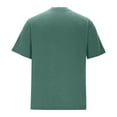 thumbnail image 6 of LODIENY Mens Henley Shirts Short Sleeve Casual Summer Basic Workout T Shirts Button Vintage Lightweight Athletic Tee Tops Green M, 6 of 7