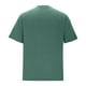 thumbnail image 5 of Blusas y camisas de manga corta con cuello redondo para hombre, blusas/camisetas casuales de verano a la moda de color liso con cuello redondo para hombre., 5 of 6