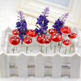 thumbnail image 4 of 20pcs (20X2cm)Mini Garden Decorative Mushrooms Flower Pots Pot Statues Garden Decorations, 4 of 5