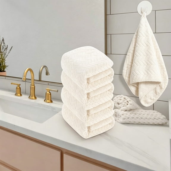 Aoznliie Bath Towels, Extra Large Thickened Towels for Bathroom & Gym, 30x14 inch Quick Dry Bath Sheets for Swimming Camping, White