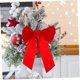 thumbnail image 4 of 10 Piezas Moños Navideños Terciopelo Rojo para Decoraciones de Fiesta Perfectos para un Navidad, 4 of 5