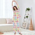 thumbnail image 5 of FORMRS Womens Pajama Set Long Sleeve Top and Pants with Pockets Soft Comfy Lounge Sleepwear, Sizes S-2XL, Gummy Bear Pattern, 5 of 7