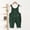 1-Green, variant on Girls' Overalls Wide-Leg Corduroy Overalls Sleeveless Dungarees Baby Girl Outfits 6-12 Months