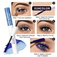 thumbnail image 2 of SDOHIG Gold Diamond Flash Mascara, Shiny Glitter Effect, Colorful Sparkle Lashes, Long-Lasting, Adds Dazzling Shine, Holiday Makeup, 5ml, 2 of 7