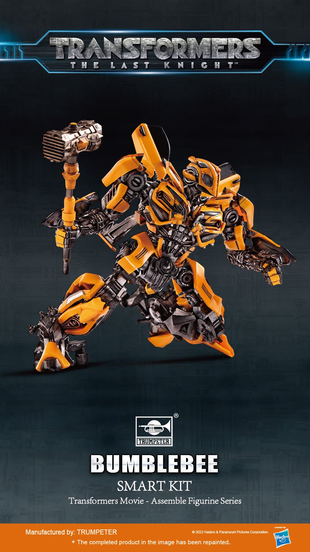 Transformers Bumblebee Camaro Figure Model Kit – Easy to Assemble 3D Articulated Action Pre Painted Collectible Series Toys Hobby - image 2 of 7