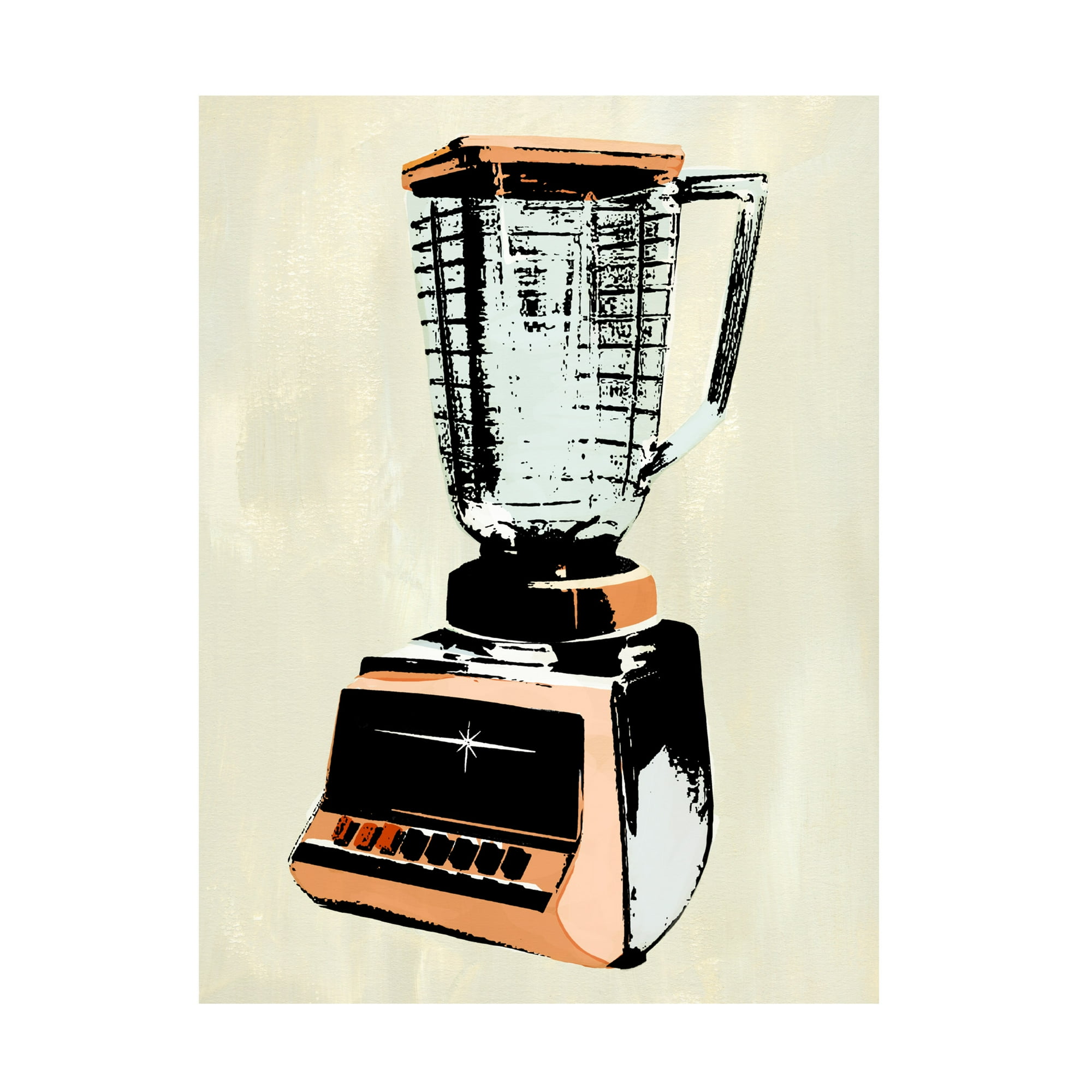 Annie Warren Retro Kitchen Appliance I Canvas Art