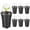A, variant on Suncoda Peat Pots for Seedlings, 6Pc Plastic Plants Nursery Pots Flower Plant Container Seed Starting Pots for Flower Vegetable Tomato Saplings & Herb Seed Germination