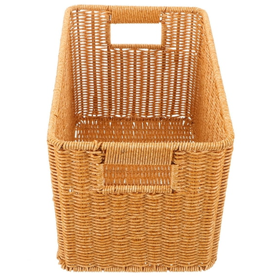 HONMEET Plastic Narrow Storage Basket for Shelves, Home Organization and Bedroom Decor, 1 Piece