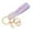 Purple, variant on Qholemyo Fabric Embroidered Handmade Crochet Keychain Mother's Day Gift Keycharms Leather Keycharm Circles Purse Charm Cute Keychain
