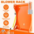 thumbnail image 2 of HLONK Handheld Leaf Blower Hanger Metal Leaf Blower Storage Rack Rustproof Leaf Blower Wall Mount Bracket Heavy Duty Blower Rack Sturdy Leaf Blower Storage Holder for BG-50, 2 of 10