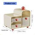 thumbnail image 3 of Coffee Creamer Holder Large Capacity 2 Layer Storage Box Elegant Teas Bag Organiser with Transparency Removable Drawers, 3 of 9