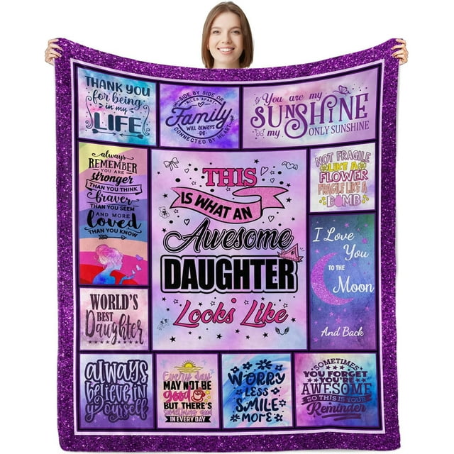 LHSHID Gifts for Daughter in Law Daughter in Law Gifts Daughter in Law Birthday Gifts Daughter in Law Gifts from Mother in Law Best Gifts for Daughter in Law Throw Blanket 50x60in