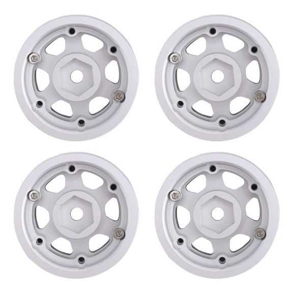 4PCS 1.55 Metal Beadlock Wheel Rims Hub for 1/10 RC Crawler Car D90 Jimny CC01 LC70 Axial 90069,2
