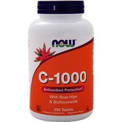 C-1000, 250 Tablets, NOW Foods